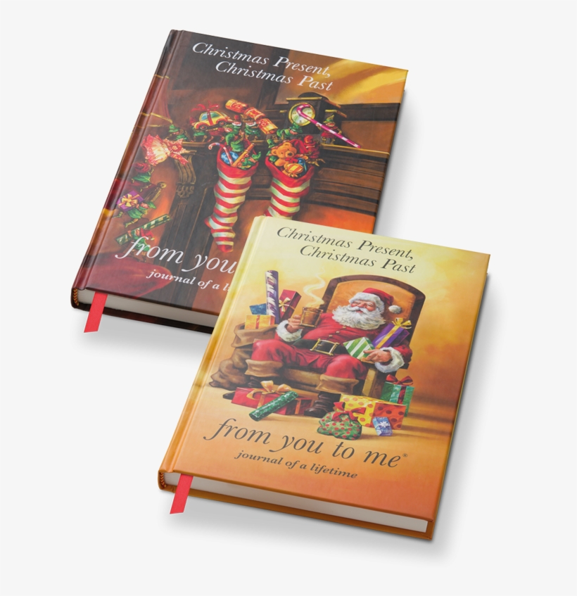 Christmas Fireplace & Christmas Santa Journals Bundle, transparent png #3281558