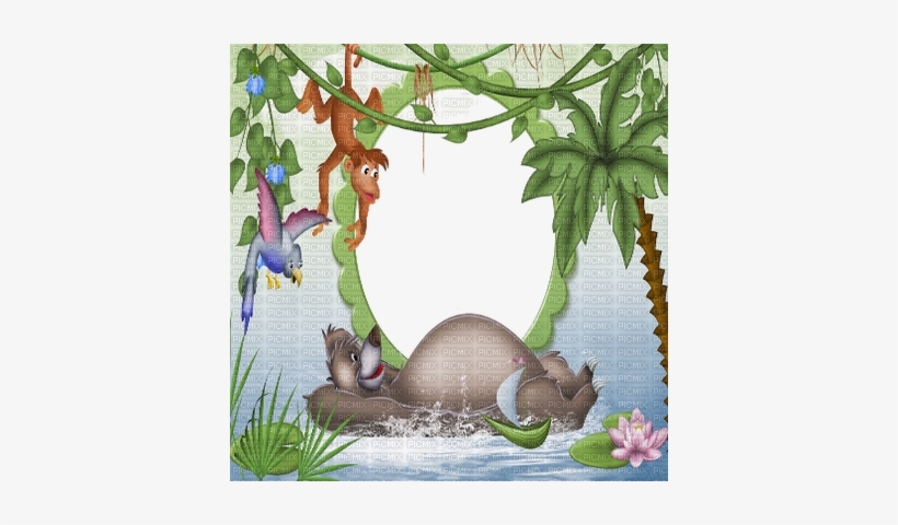 Jungle Book Frame - Jungle Book Photo Frame, transparent png #3281580