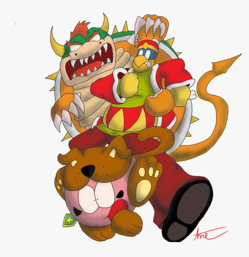 Kirby And Dedede Are A Natural Pick For The Role Of - Cartoon, transparent png #3281647