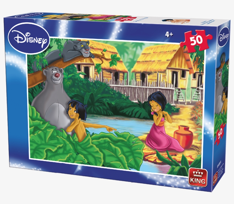 Disney 50pcs Jungle Book A B Ass - 50 Piece King Puzzles Disney Jungle Book, transparent png #3281778