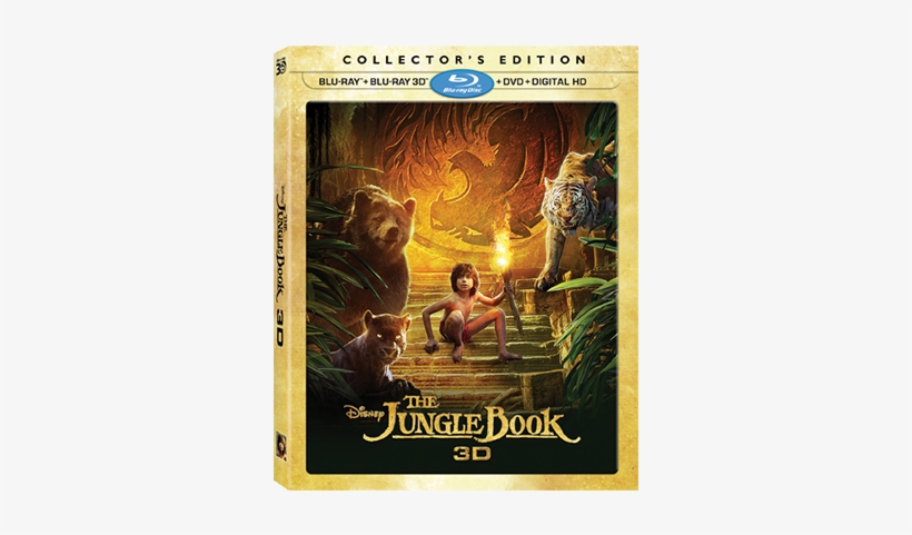 Jungle Book Blu Ray 3d, transparent png #3281799