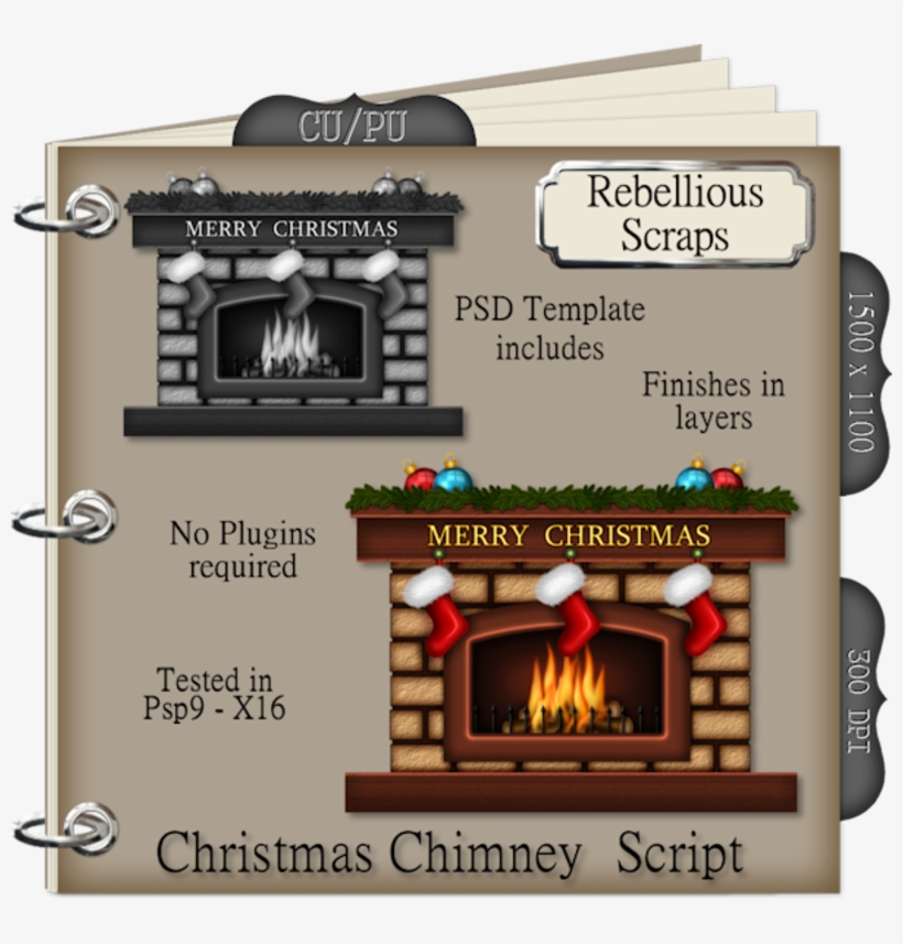Christmas Chimney - Clip Art, transparent png #3281912