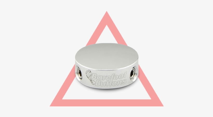 Barefoot Buttons V2 Mini Silver Universal Guitar Pedal - Sign, transparent png #3282622
