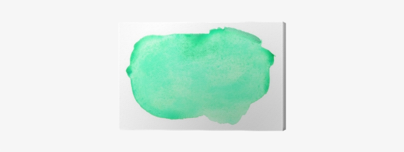Green Watercolor Brush Strokes Canvas Print • Pixers® - Illustration, transparent png #3282784
