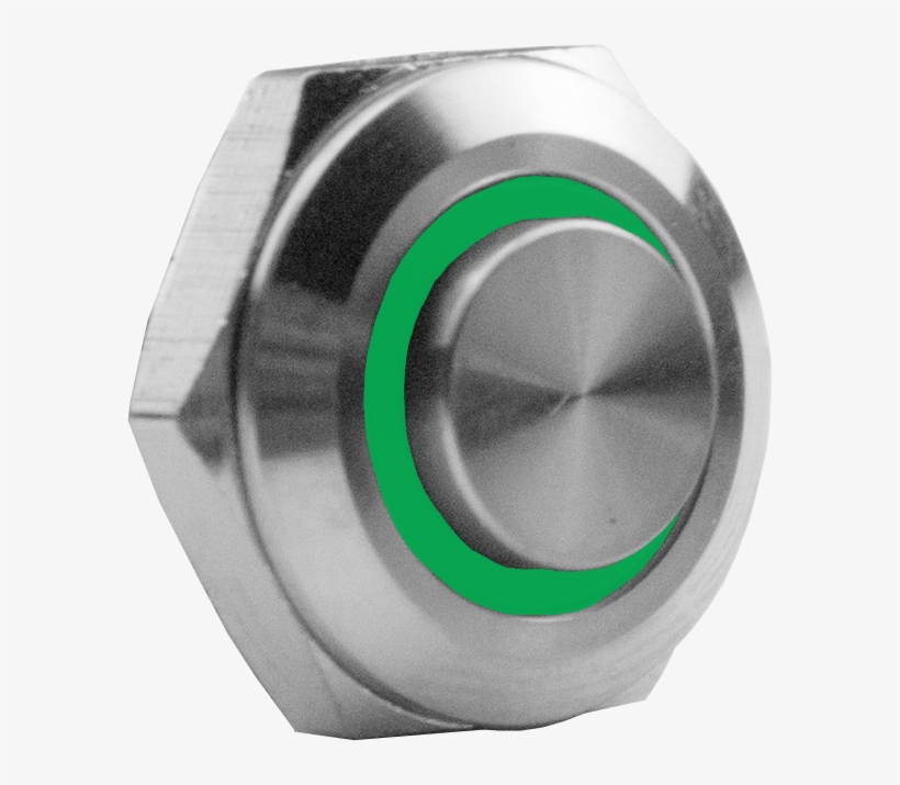 Push-button "blank" Silver - Circle, transparent png #3282987