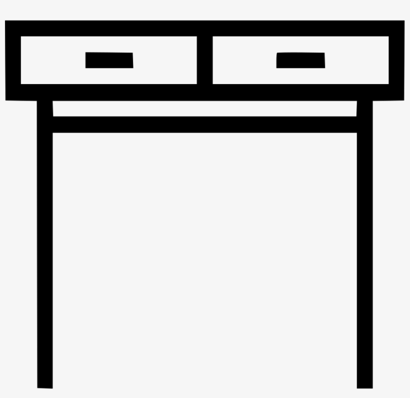 Console Table Drawer Standing Living Room Comments - Console Table Icon, transparent png #3283051
