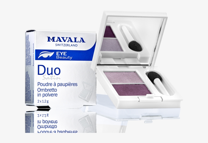 Satin Eye Shadow Powder Duo - Mavala, transparent png #3283055