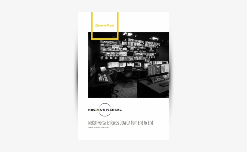 Using Observepoint, Nbcuniversal's Team Was Able To - Broadcasting, transparent png #3283340