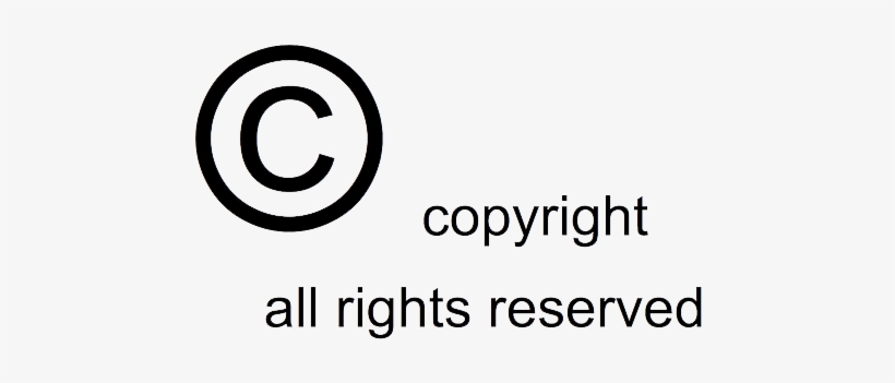Copyright All Rights Reserved Symbol - All Rights Reserved Symbol Png, transparent png #3284113
