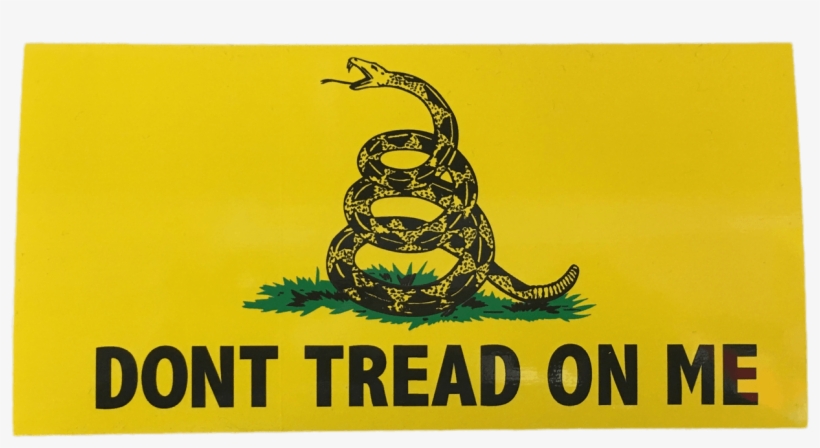 Gadsden Flag Sticker - Dont Tread On Me Flag, transparent png #3284189