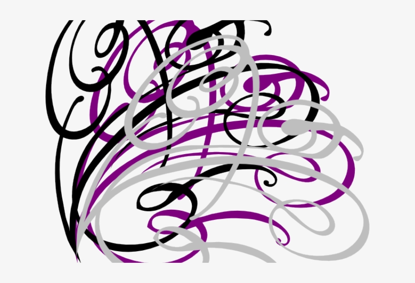 Decoration Clipart Pink Swirl - Clip Art, transparent png #3284446