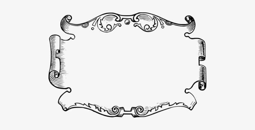 Borders And Frames Coloring Book Picture Frames Decorative - Ornate Frame Png, transparent png #3284654