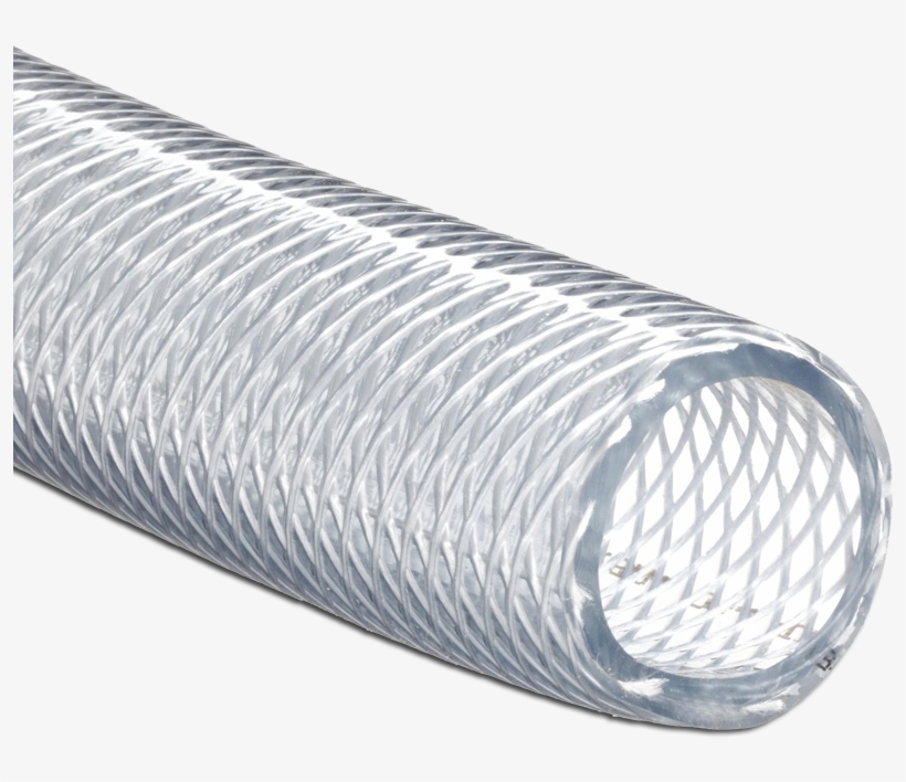 Tubing, Hose, Clamps And Fittings - Clear Braided Hose, transparent png #3285472