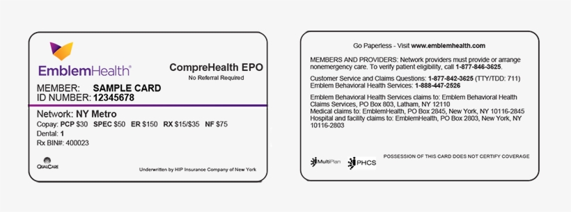Comprehealth Epo I - Emblem Health, transparent png #3285512