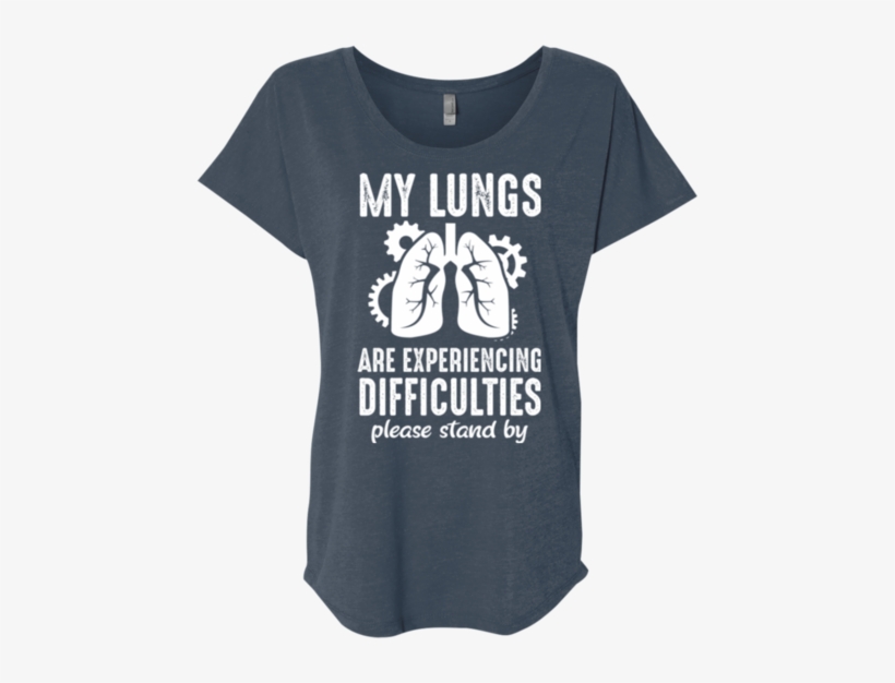 Lungs Experiencing Difficulties Dolman Sleeve Shirt - Roald Dahl Shirts, transparent png #3286173