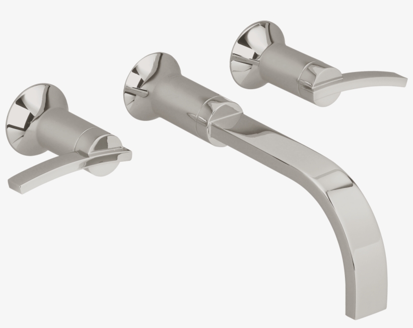 Berwick Wall-mounted Widespread Bathroom Faucet With - American Standard Berwick Wall Mounted Bathroom Faucet, transparent png #3286591