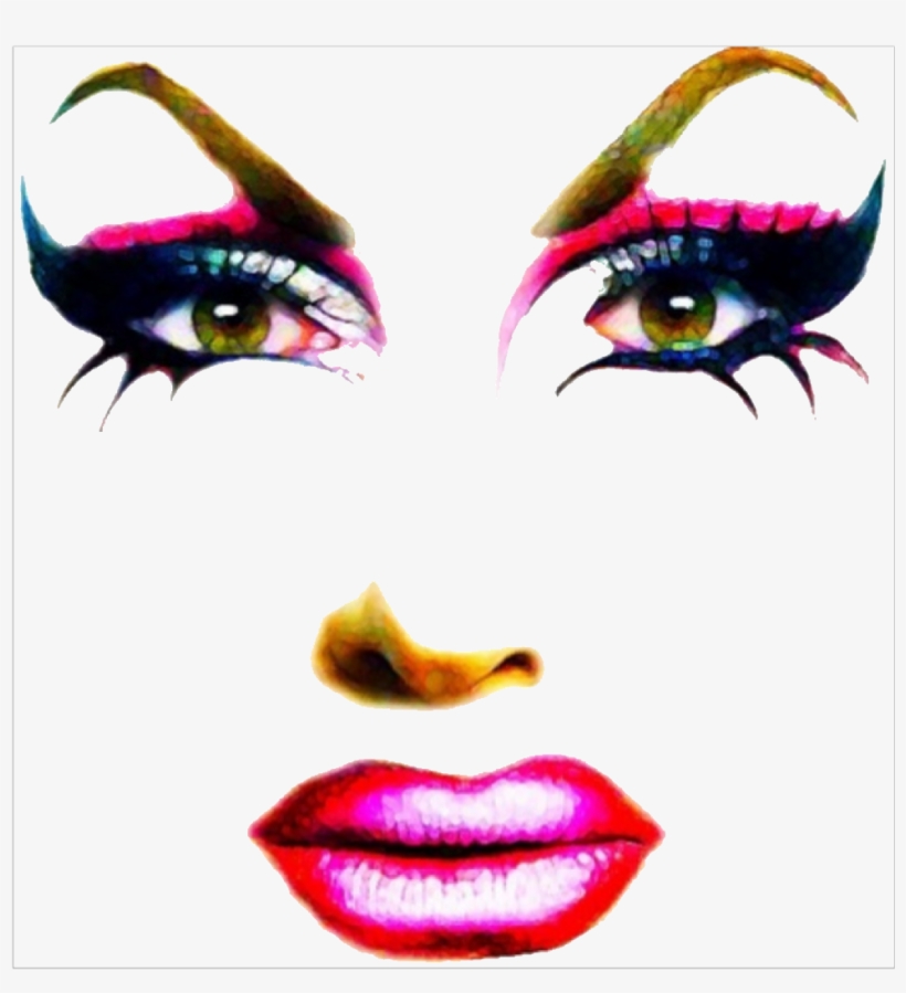 Dragqueen Face Makeup Rupaulsdragrace Freetoedit - Drag Queen Makeup Clip Art, transparent png #3287128
