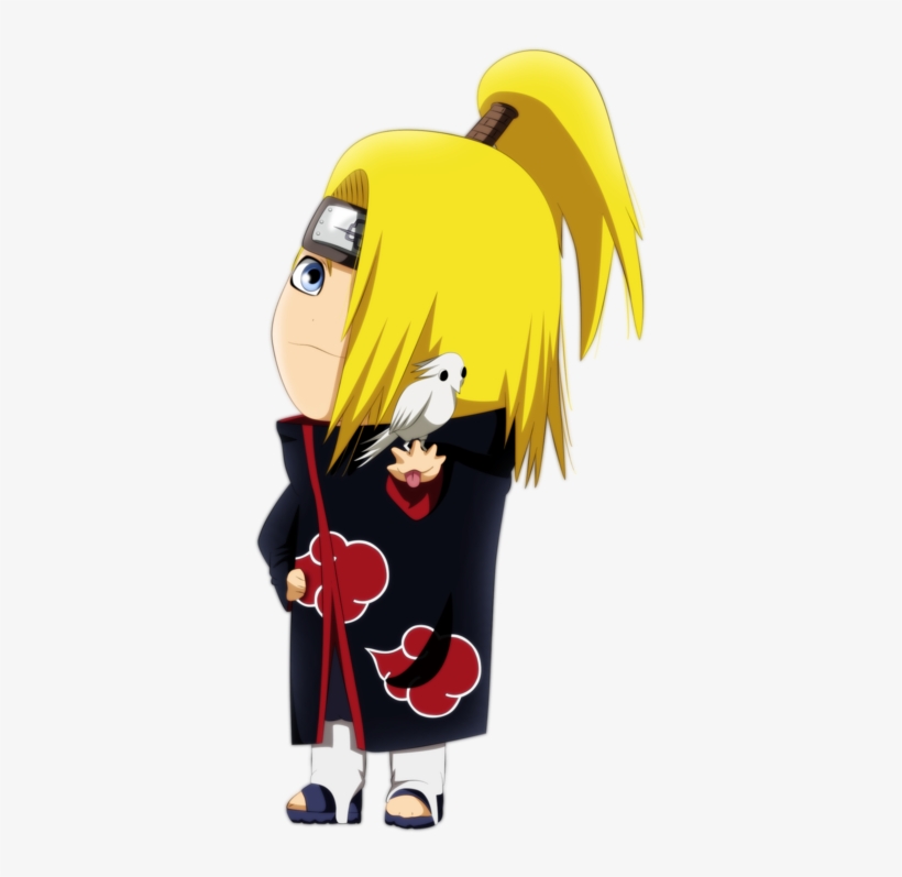 Deidara Chibi - Deidara Chibi Akatsuki, transparent png #3287211