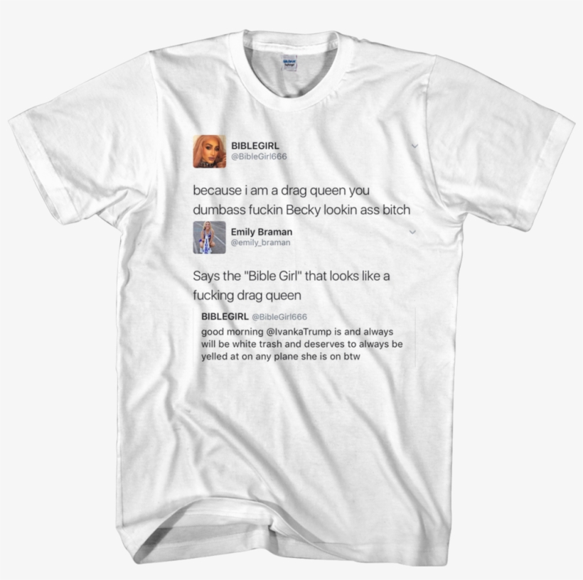 Biblegirl "not A Girl, Not Yet A Drag Queen" - Sharon Needles T Shirt, transparent png #3287336