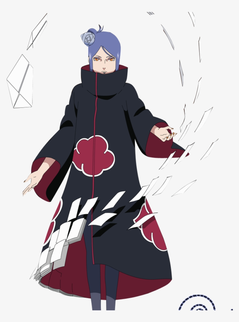 Konan Akatsuki Wallpaper 00202 By Freenarutowallpapercom - Render Konan Naruto, transparent png #3287385