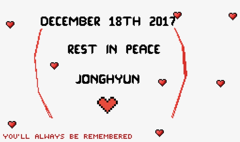 Rest In Peace Kim Jonghyun Shinee - Shinee, transparent png #3288243