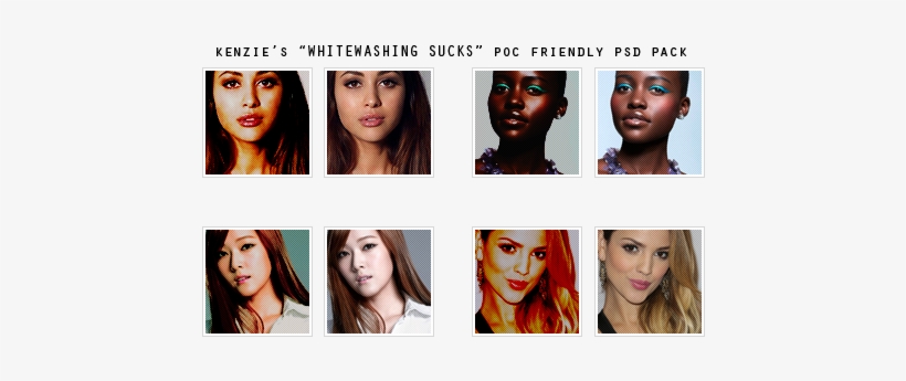 “ “ Decided To Whip Up A Psd Pack That Doesn't Whitewash - Whitewash, transparent png #3288245