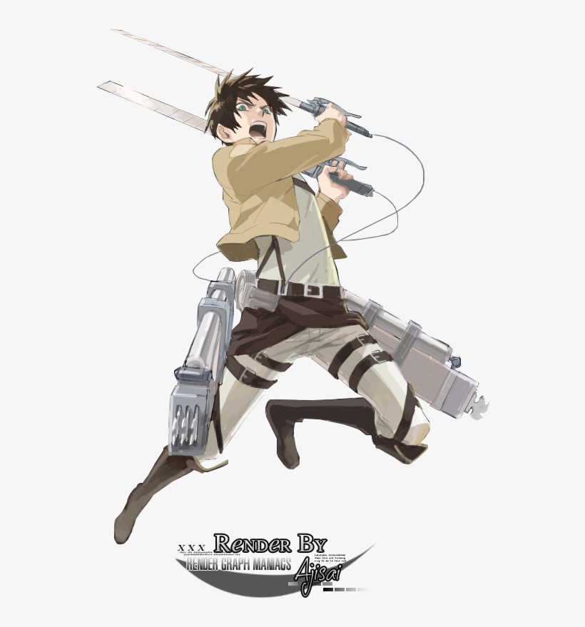 Erenjaeger - Eren Yeager, transparent png #3288482