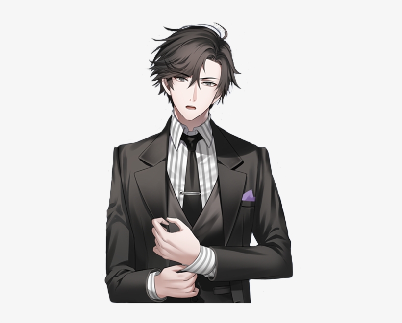 Anime Guy In Suit, transparent png #3288485