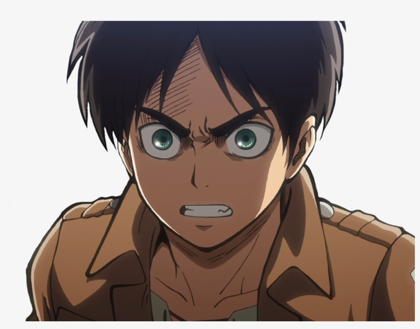 Eren Jaeger Head - Eren Shocked, transparent png #3288573
