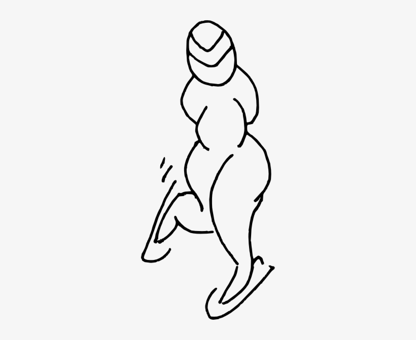 Ice Skater Svg Clip Arts 264 X 591 Px, transparent png #3288908