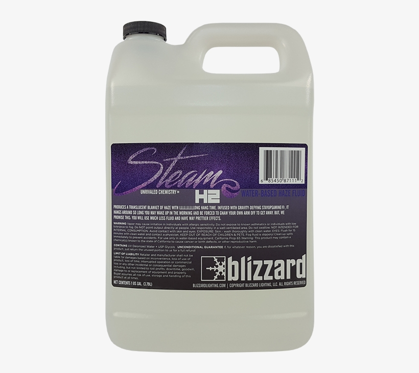 Next - Blizzard Lighting Steam Hz 1 Gallon Of Premium Hazefluid, transparent png #3289164
