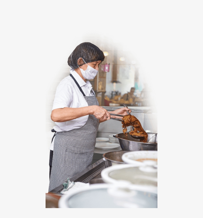 And There, She Is Able To Concentrate On What She Does - Baking, transparent png #3289328