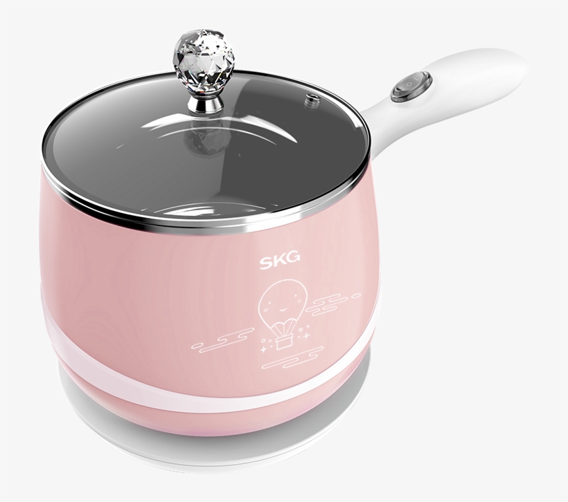 Skg Mini Electric Cooker Electric Skillet Student Dormitory - Electric Cooker Hot Pot, transparent png #3289381