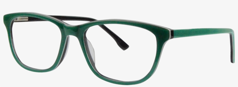 A1856 Green Prescription Glasses - Green Glasses, transparent png #3289850