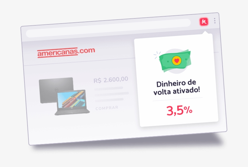 Compre Nas Suas Lojas Favoritas E Ganhe Uma Parte Do - Americanas, transparent png #3290141