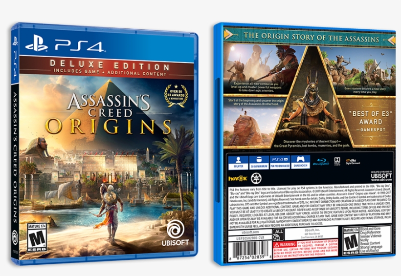 Assassin's Creed Origins - Assassin's Creed Origins (ps4), transparent png #3290442