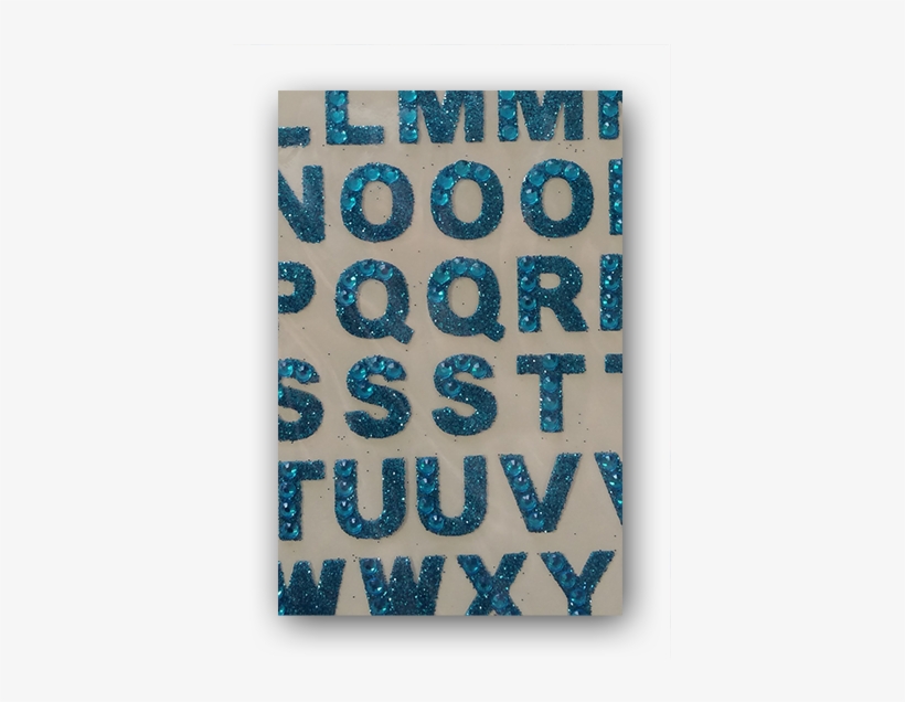 Blue Glitter Crystal Letters Http - Poster, transparent png #3290686