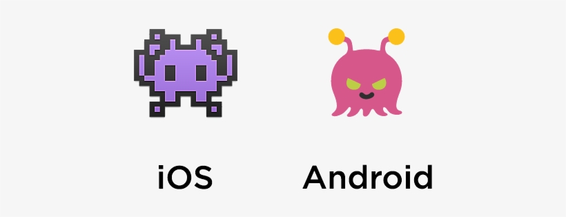 The Differences In Appearance May Result In The Recipient - Space Invader Emoji Android, transparent png #3290687