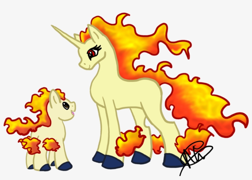 Rapidash Mlp Download - Ponyta And Rapidash Pokemon, transparent png #3291860