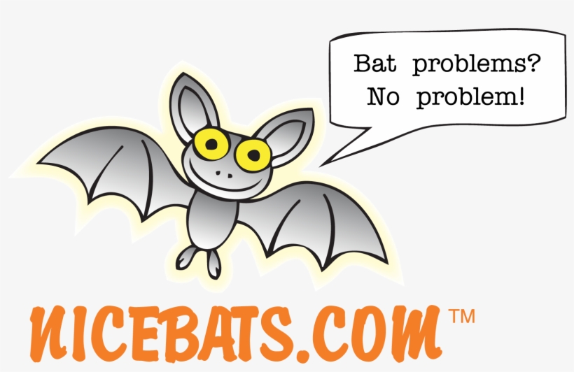 Logo - Nice Bats - Bat Removal Service, transparent png #3291882
