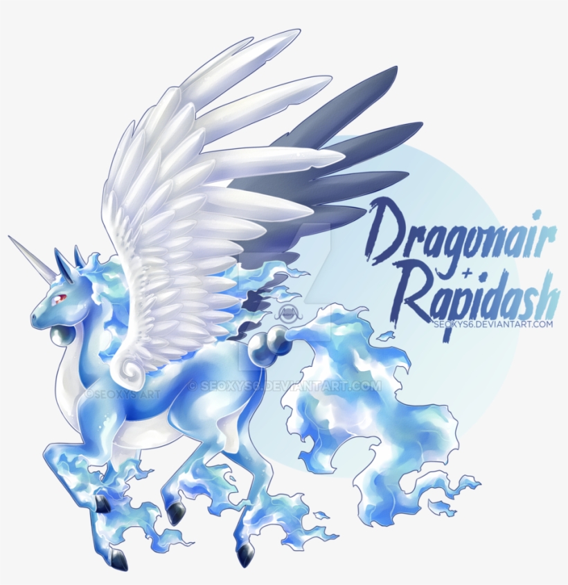 Dragonair X Rapidash By Seoxys6, transparent png #3291927