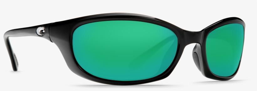 Costa Del Mar Harpoon Sunglasses In Shiny Black, Tr-90 - Costa Del Mar Harpoon Shiny Black Sunglasses Green, transparent png #3291945