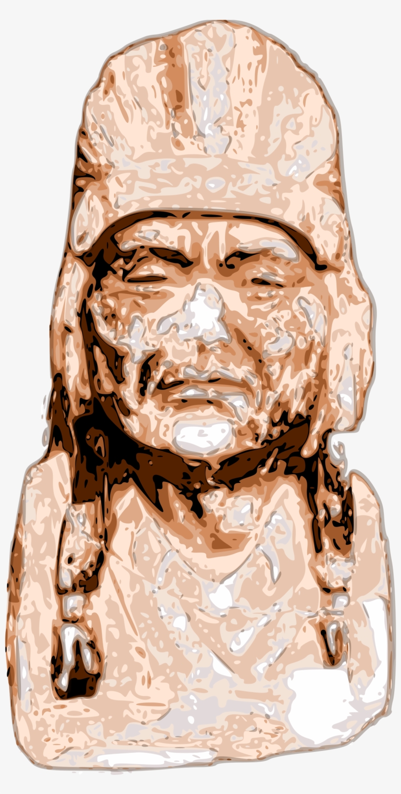 This Free Icons Png Design Of Simplied Indian Head, transparent png #3292038