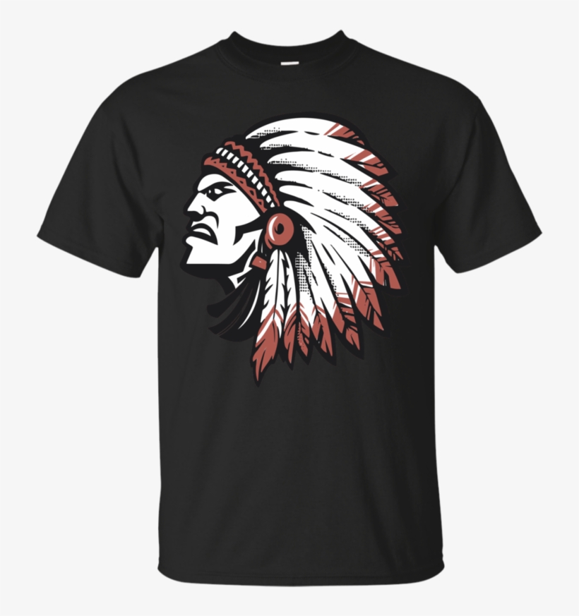 Indian Head - T-shirt, transparent png #3292341