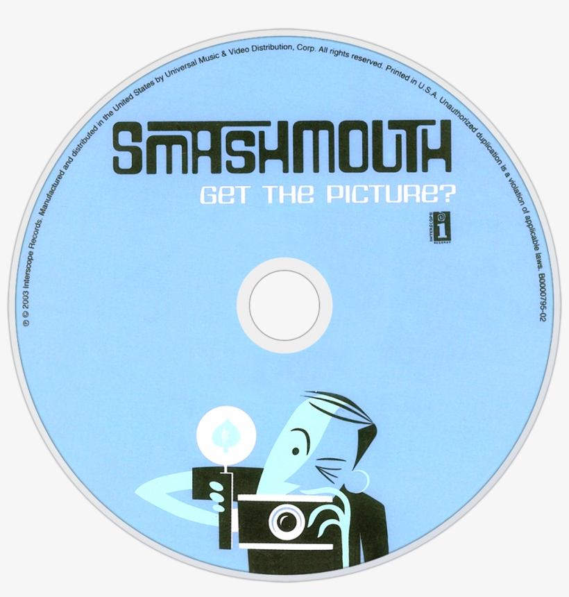 Smash Mouth Get The Picture Cd Disc Image, transparent png #3292467