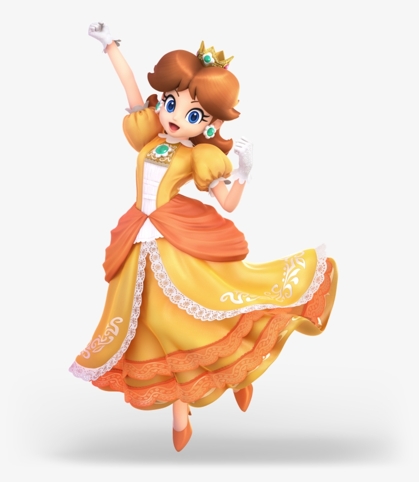 This Is The New Daisy Amiibo - Daisy Super Smash Bros Ultimate, transparent png #3292487