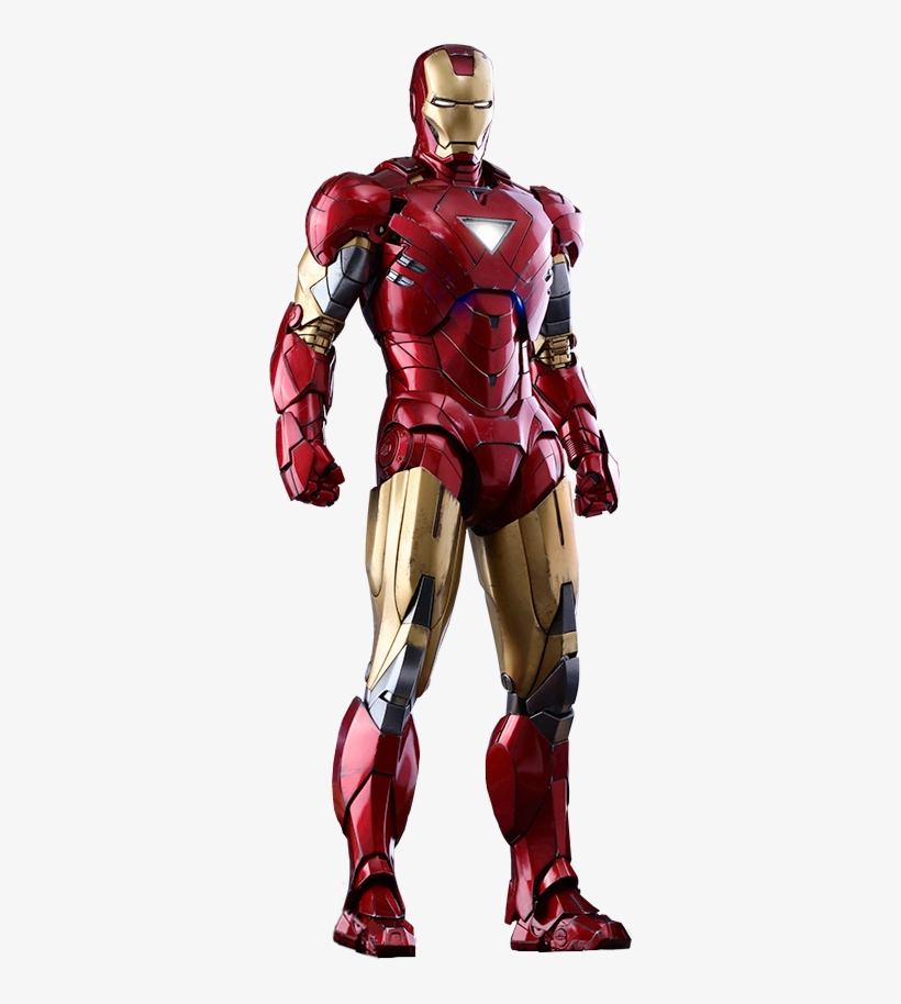 Iron Man Armor - Iron Man Mark 6 Armor, transparent png #3292727