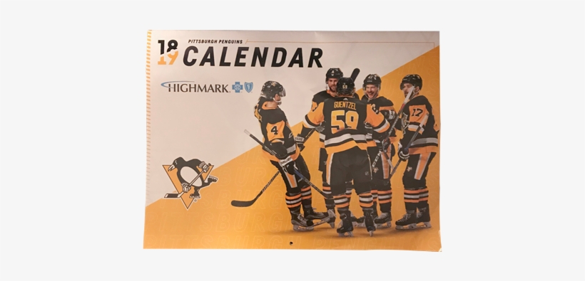 Team Calendar Presented By Highmark & Penguins Foundation - Pittsburgh Penguins, transparent png #3292730