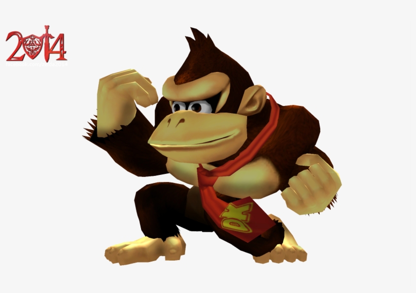 Melee Hd Donkey Kong By Machriderz-d79fkb5 - Ssbm Donkey Kong Png, transparent png #3292762
