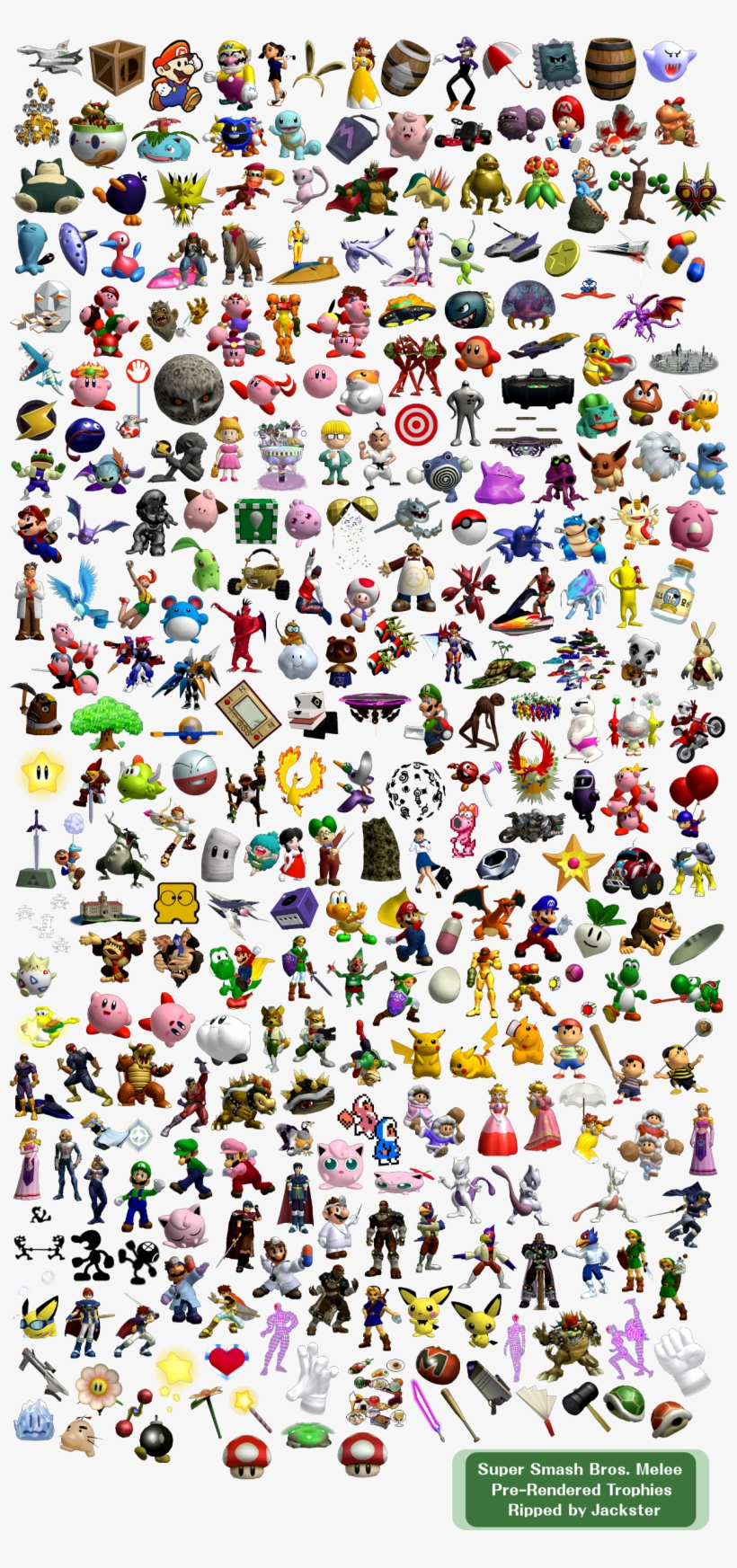 Click For Full Sized Image Pre-rendered Trophies - Smash Bros Melee Sprites, transparent png #3293094